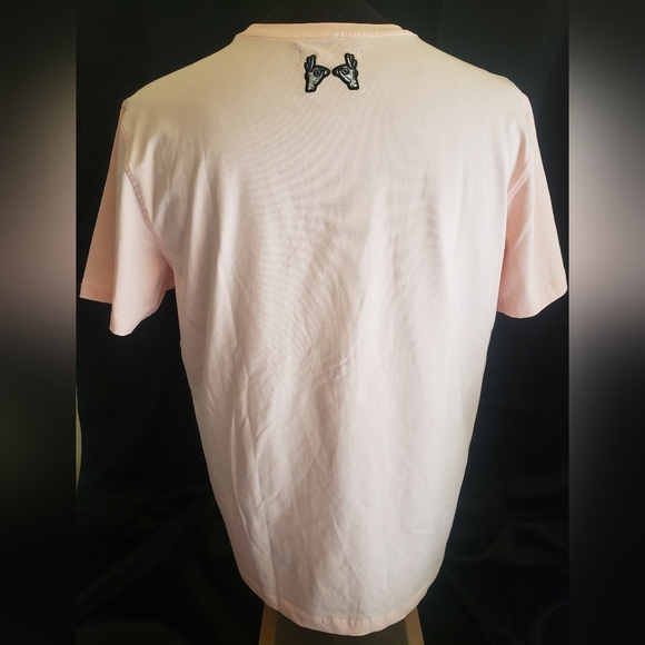 Roku Studios "Torn Dream" peachy pink XL Short Sleeve Unisex Tee. FF109 - Picture 7 of 12